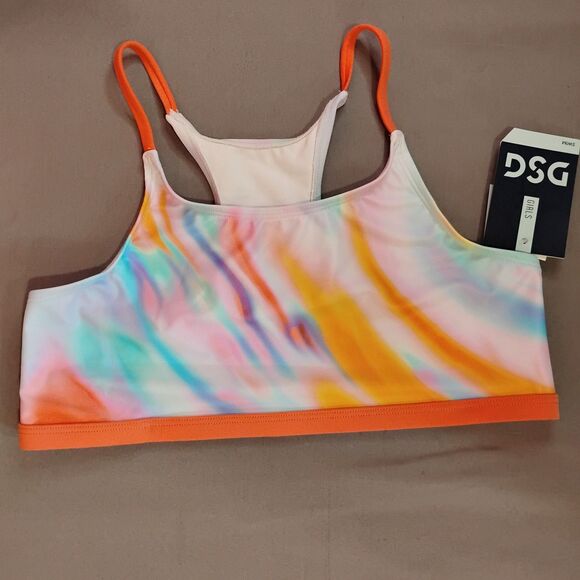 Girls DSG Swim Top Multicolor Abstract XL - Picture 1 of 4